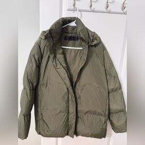 Jenni Kayne Sage Green Puffer Jacket